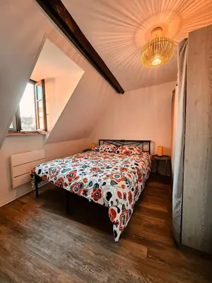 Un ou plusieurs lits dans un hébergement de l'établissement Joli T2 centre historique de Mulhouse