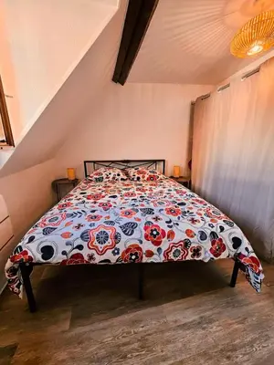 Un ou plusieurs lits dans un hébergement de l'établissement Joli T2 centre historique de Mulhouse
