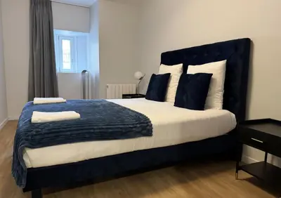 Un ou plusieurs lits dans un hébergement de l'établissement Outremer - Douceur bleue au centre de Colmar