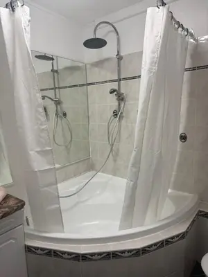Salle de bains dans l'établissement Le petit nid de cigogne