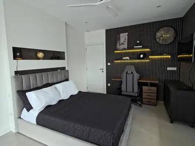 Un ou plusieurs lits dans un hébergement de l'établissement Modern Comfort for 6 Guests 3 Bedrooms Home near Colmar