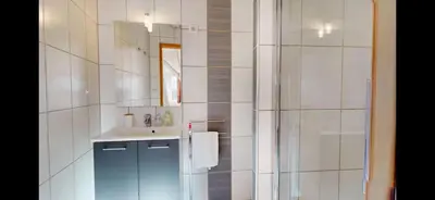 Salle de bains dans l'établissement le nid des tanneurs Colmar centre