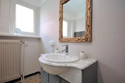 Salle de bains dans l'établissement Gîte du Soleil - close to Europa-Park