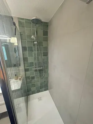 Salle de bains dans l'établissement Bord du Canal 134 Logement Terrasse Mulhouse