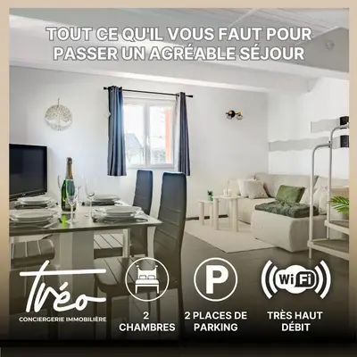 Plan de l'établissement Le Duplex des Vignes - Calme - Wi-Fi - Parking