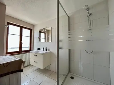 Salle de bains dans l'établissement La Casa Del Pacôme