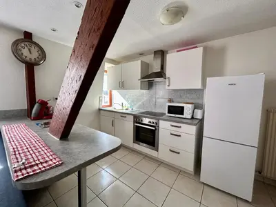 Cuisine ou kitchenette dans l'établissement La Casa Del Pacôme