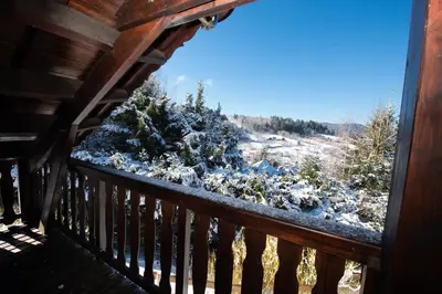 L'établissement Chalet Maëlle - Évasion Nature à Gérardmer en hiver