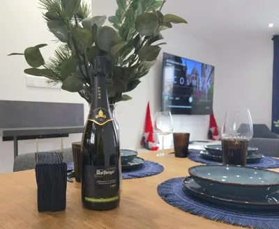 Boissons dans l'établissement Appartement Familial- T3 LUXE- Borne VE- Recharging Station - 5min de la Gare- Colmar
