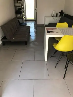 Coin salon dans l'établissement Loft proche Colmar