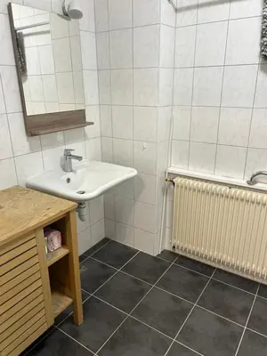 Salle de bains dans l'établissement Chez Céline