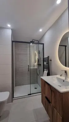 Salle de bains dans l'établissement Le Malibu
