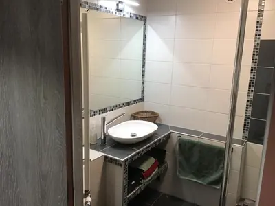 Salle de bains dans l'établissement Une pause en Alsace