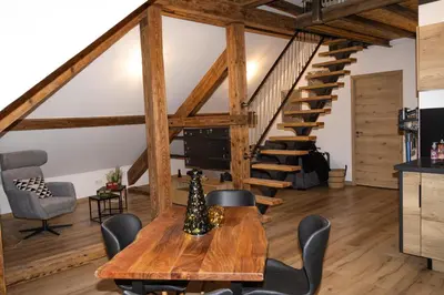Télévision ou salle de divertissement dans l'établissement Loft La Sous Préf!