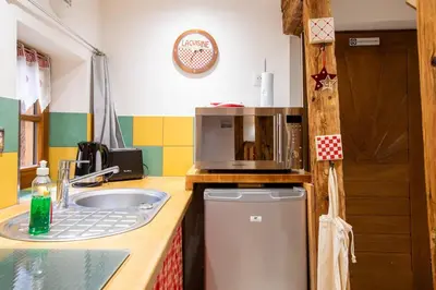 Cuisine ou kitchenette dans l'établissement Nouveau - LAlcôve du Schauenberg à 15mn de Colmar