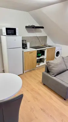 Cuisine ou kitchenette dans l'établissement Cosy 6 - Belfort centre