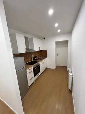 Cuisine ou kitchenette dans l'établissement Renove Comfortable Appartement Mulhouse
