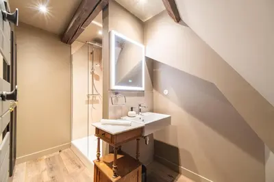 Salle de bains dans l'établissement Appartement Horber - A quelques minutes de Colmar