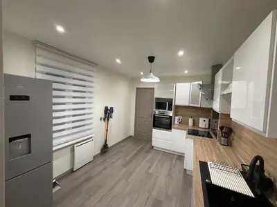 Cuisine ou kitchenette dans l'établissement Appart Cosy 2Ch & Parking - Près de Colmar