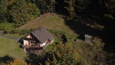 Paysage naturel près de la maison de vacances