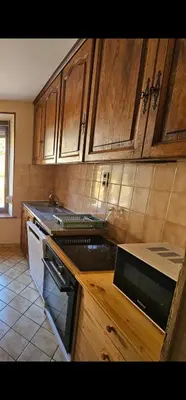Cuisine ou kitchenette dans l'établissement le flocon chaud sauna