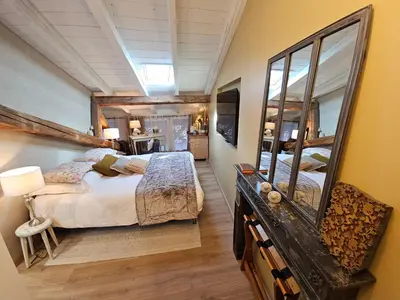 Un ou plusieurs lits dans un hébergement de l'établissement La Grange du couvent B&B