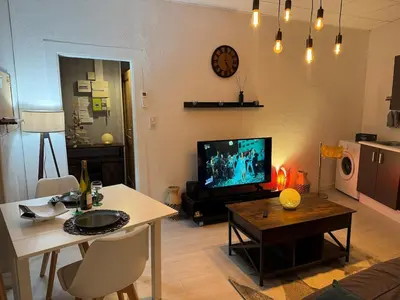 Télévision ou salle de divertissement dans l'établissement Studio de la Doller