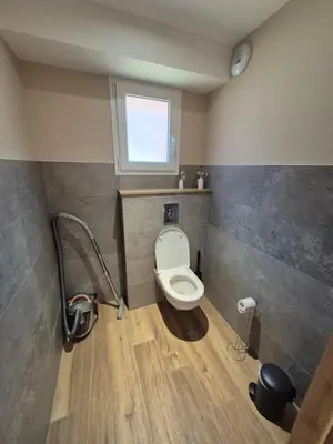 Salle de bains dans l'établissement Maison Gite Le Randonneur
