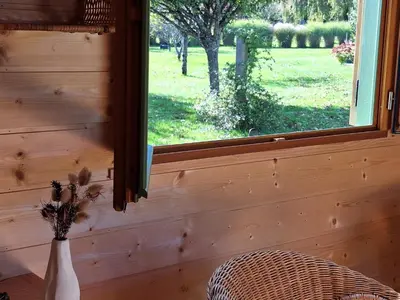 Jardin de l'établissement Roulotte & Respire