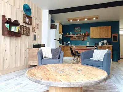 Cuisine ou kitchenette dans l'établissement La Filature