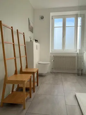 Coin salon dans l'établissement Au numero 5 - proche centre