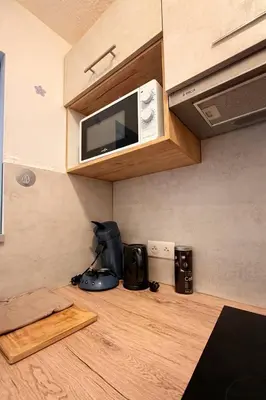 Cuisine ou kitchenette dans l'établissement Studio Premium Hyper-Centre, Parking Gratuit, Aux Portes de Bâle