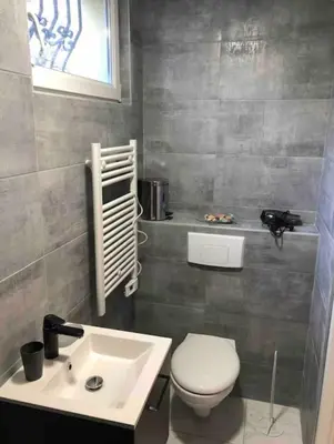 Salle de bains dans l'établissement Studio cosy proche Colmar