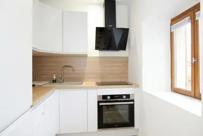 Cuisine ou kitchenette dans l'établissement Chic Home - Turckheim