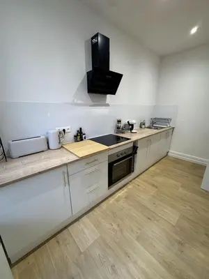 Cuisine ou kitchenette dans l'établissement Le Logis du Munstertal à 20 minutes de Colmar