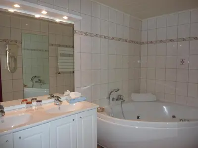 Salle de bains dans l'établissement Chez Norbert