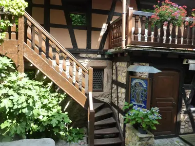 Jardin de l'établissement Chez Norbert