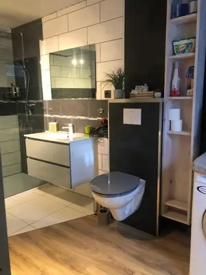 Salle de bains dans l'établissement Chez natalli