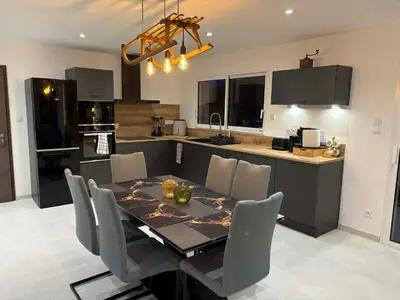 Cuisine ou kitchenette dans l'établissement Crocvacances