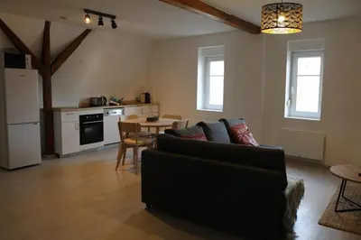 Cuisine ou kitchenette dans l'établissement L'illwald II