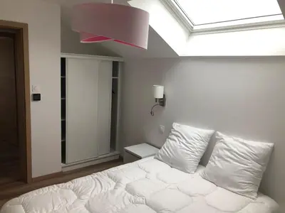 Un ou plusieurs lits dans un hébergement de l'établissement Villa Les Bruyères, Grand jardin clôturé, Sauna