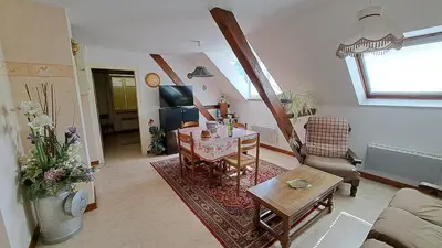Coin salon dans l'établissement Au cœur de l'Alsace