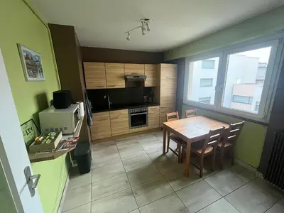 Cuisine ou kitchenette dans l'établissement Appartement centre Colmar tout confort