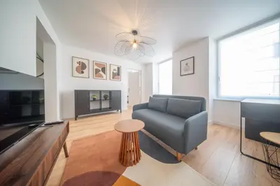 Télévision ou salle de divertissement dans l'établissement Saint Fiacre 1er Etage 3 Pers Proche Gare