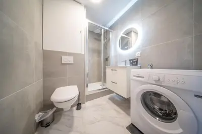 Salle de bains dans l'établissement Saint Fiacre 2e Etage 4 Pers Proche Gare