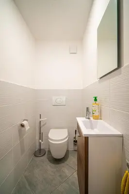 Salle de bains dans l'établissement Au nid d'Alsace - SPA et sauna privé