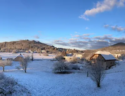 Paysage naturel près de la maison de vacances