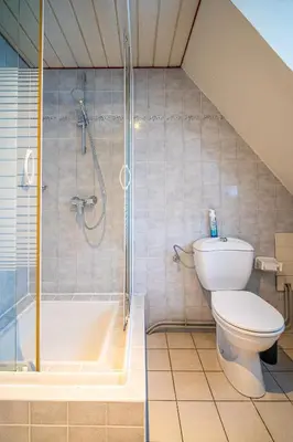 Salle de bains dans l'établissement Aux charmes d'Alsace - Idéal groupes et familles