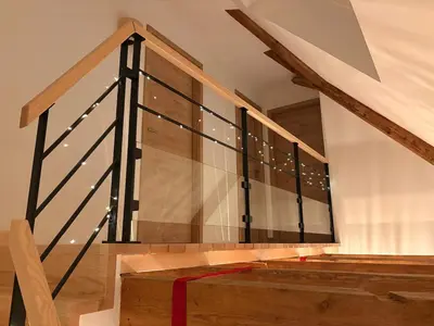Un ou plusieurs lits superposés dans un hébergement de l'établissement La Maison des Maraichers