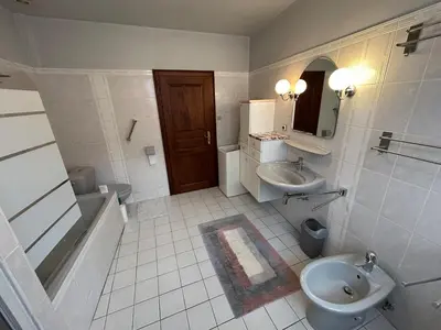 Salle de bains dans l'établissement Maison alsacienne sur la route des vins